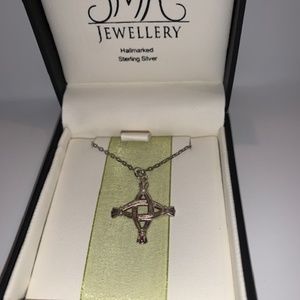 Never Worn Sterling Silver Irish Cross